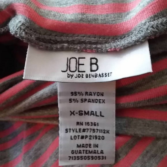 Misses Gray Pink Stripe Maxi Skirt XS - Picture 6 of 6